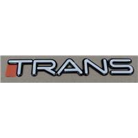 Schriftzug "Trans" (weiss)