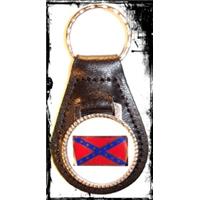 Schlüsselanhänger, Leder "Confederate"