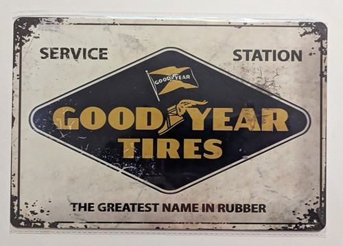 Metallschild Goodyear Tires (30x20cm)