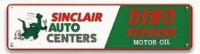 Holzschild "Sinclair Auto Centers" 10x40cm Holzschild "Sinclair Auto Centers" 10x40cm