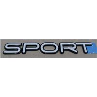 Schriftzug "Sport" (weiß)