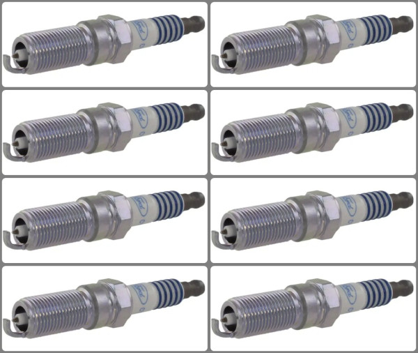 Platinkerzen (8 Stück)