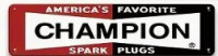Holzschild "Champion Spark Plugs" 10x40cm Holzschild "Champion Spark Plugs" 10x40cm