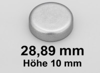 Froststopfen (Kernlochdeckel), Ø 28,89mm (1 1/8") (1 Stück)