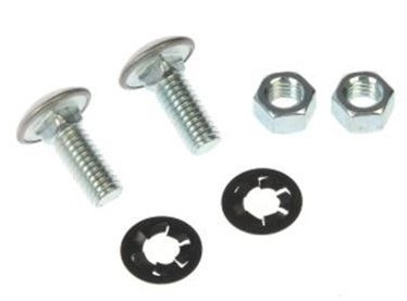 Flachkopfschrauben & Muttern (Chrom) für Stoßstange 3/8"-16