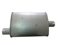 Auspufftopf, 57mm (2 1/4") Anschlussweite, Anschlüsse mittig/versetzt  #10-1641