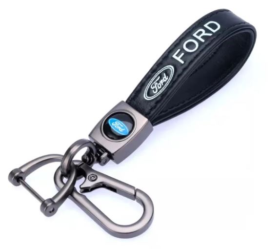 Schlüsselanhänger schwarz/silber (Ford), Schlüsselanhänger