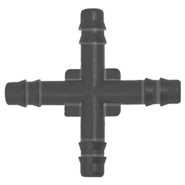 Schlauchverbinder Kreuz 4,76mm