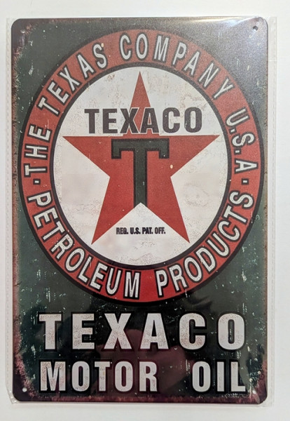 Metallschild Texaco (20x30cm)