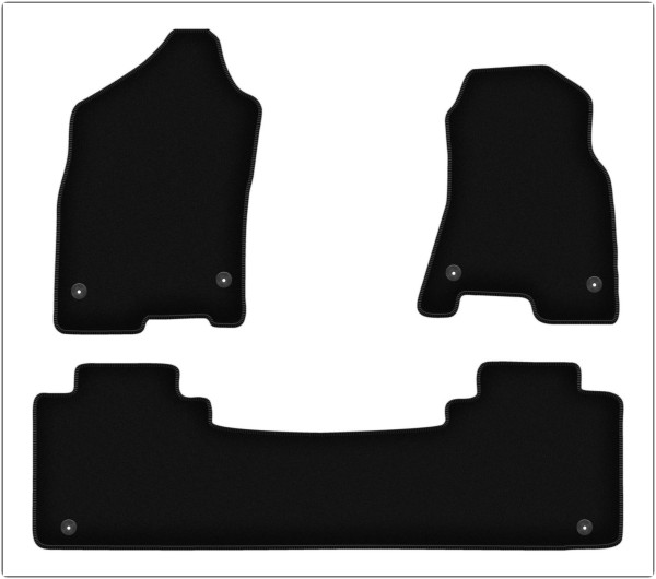 Fußmattenset Velours 3-teilig