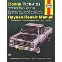 Reparaturanleitung Dodge Pick-up/Ram Charger/Trailduster 1974-1993