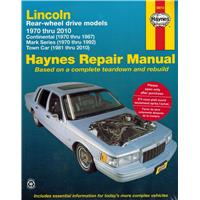 Reparaturanleitung Lincoln 1970-2010