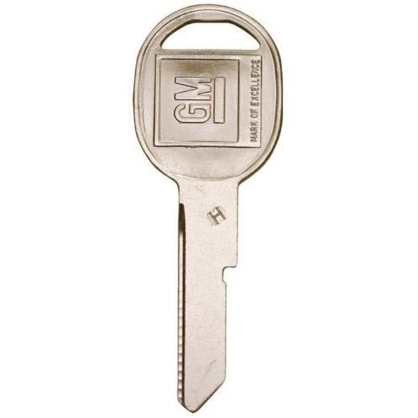 Schlüsselrohling, oval mit Kennung H, Schlüsselrohlinge