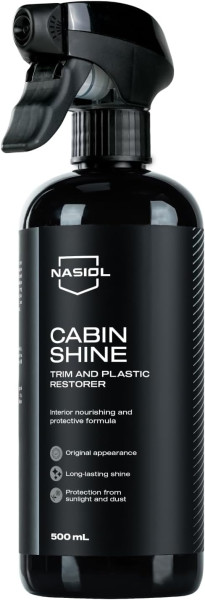 NASIOL CabinShine, Kunststoff- und Innenraum-Auffrischer, 500 ml