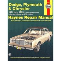 Reparaturanleitung Dodge/Plymouth/Chrysler mit Heckantrieb 1971-1989